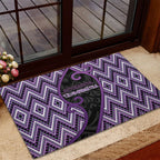 Aotearoa Atua Tawhirimatea Rubber Doormat God Of Storms Koru Patterns