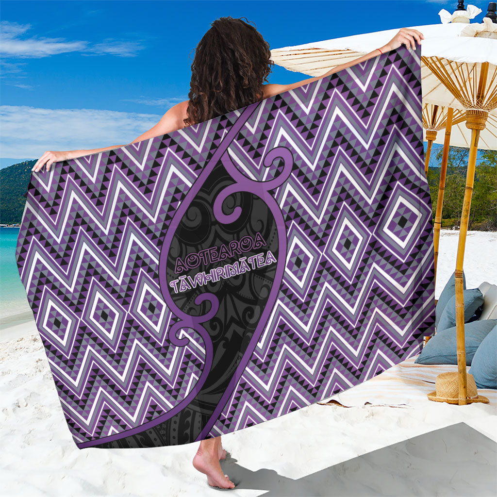 Aotearoa Atua Tawhirimatea Sarong God Of Storms Koru Patterns