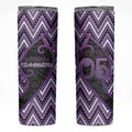 Custom Aotearoa Atua Tawhirimatea Skinny Tumbler God Of Storms Koru Patterns