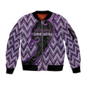 Custom Aotearoa Atua Tawhirimatea Sleeve Zip Bomber Jacket God Of Storms Koru Patterns