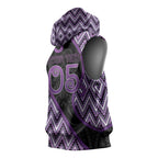 Custom Aotearoa Atua Tawhirimatea Sleeveless Hoodie God Of Storms Koru Patterns