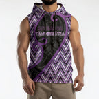 Custom Aotearoa Atua Tawhirimatea Sleeveless Hoodie God Of Storms Koru Patterns