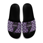 Aotearoa Atua Tawhirimatea Slide Sandals God Of Storms Koru Patterns