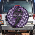 Aotearoa Atua Tawhirimatea Spare Tire Cover God Of Storms Koru Patterns