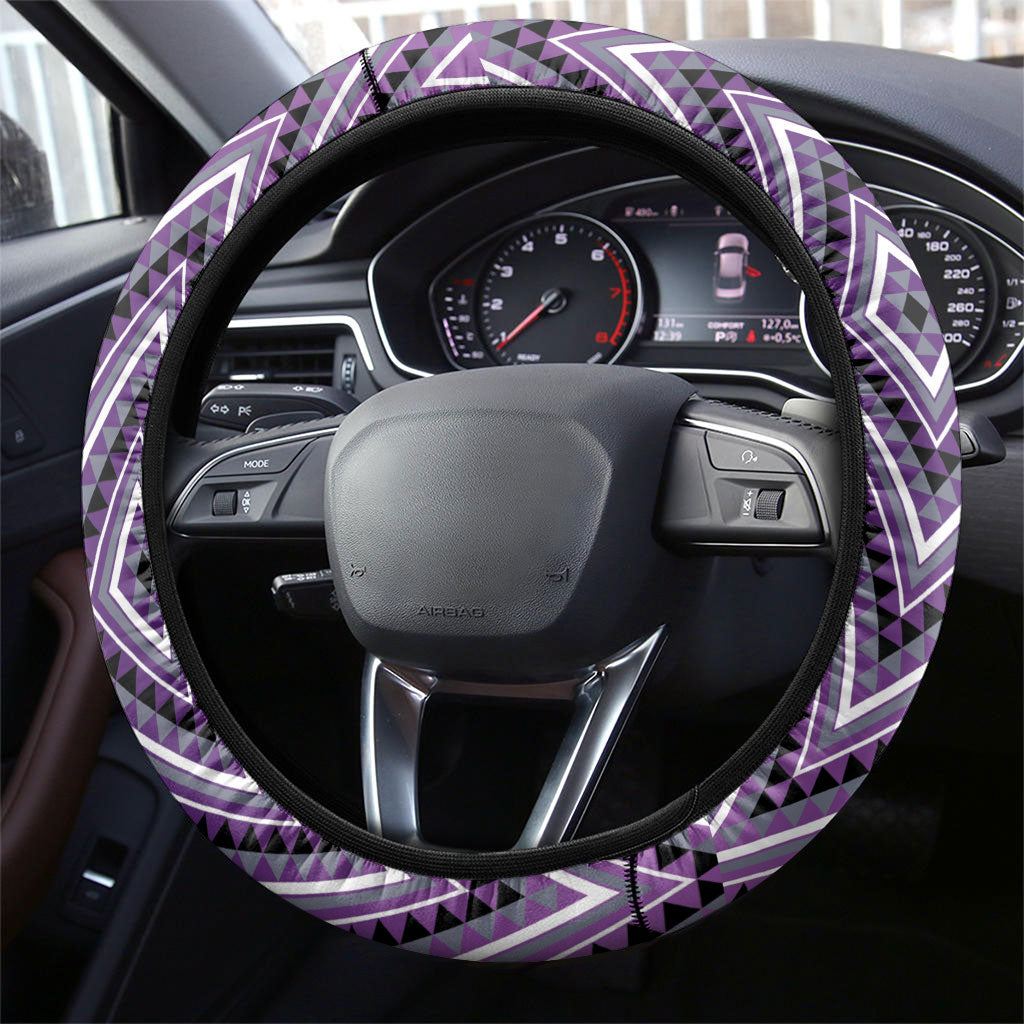 Aotearoa Atua Tawhirimatea Steering Wheel Cover God Of Storms Koru Patterns
