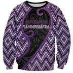 Custom Aotearoa Atua Tawhirimatea Sweatshirt God Of Storms Koru Patterns