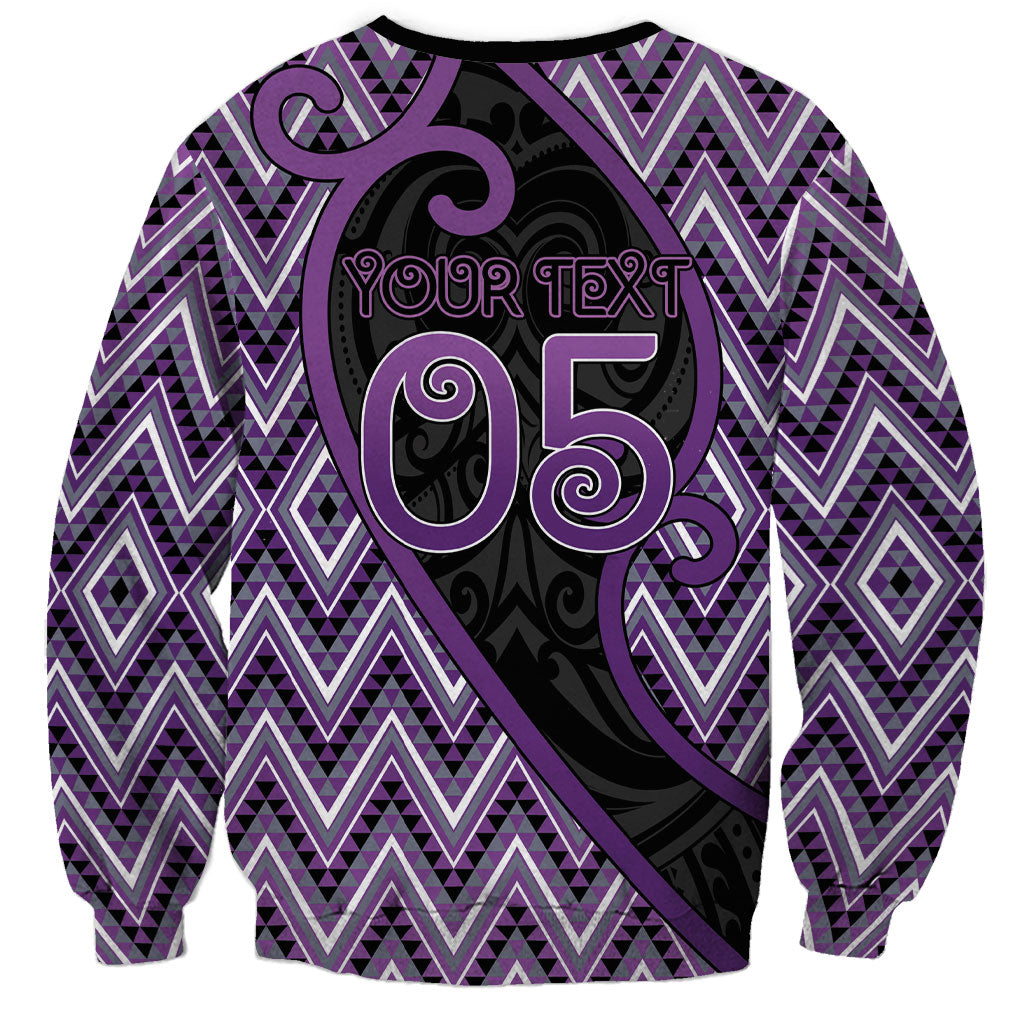 Custom Aotearoa Atua Tawhirimatea Sweatshirt God Of Storms Koru Patterns