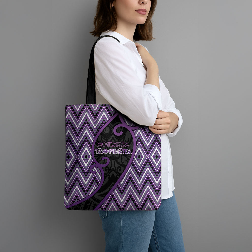 Aotearoa Atua Tawhirimatea Tote Bag God Of Storms Koru Patterns