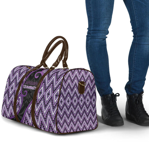 Aotearoa Atua Tawhirimatea Travel Bag God Of Storms Koru Patterns