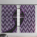 Aotearoa Atua Tawhirimatea Window Curtain God Of Storms Koru Patterns