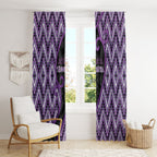 Aotearoa Atua Tawhirimatea Window Curtain God Of Storms Koru Patterns