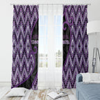 Aotearoa Atua Tawhirimatea Window Curtain God Of Storms Koru Patterns