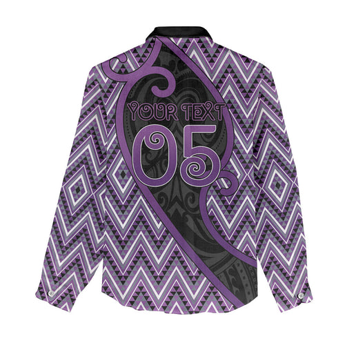 Custom Aotearoa Atua Tawhirimatea Women Casual Shirt God Of Storms Koru Patterns