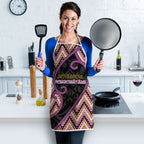 Aotearoa Atua Rongomatane Apron God Of Cultivated Foods Koru Patterns