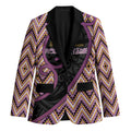 Custom Aotearoa Atua Rongomatane Blazer God Of Cultivated Foods Koru Patterns
