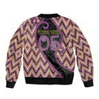 Custom Aotearoa Atua Rongomatane Bomber Jacket God Of Cultivated Foods Koru Patterns