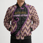 Custom Aotearoa Atua Rongomatane Bomber Puffer Jacket God Of Cultivated Foods Koru Patterns