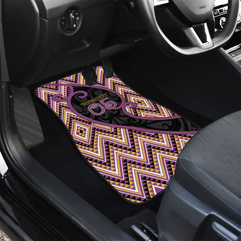 Custom Aotearoa Atua Rongomatane Car Mats God Of Cultivated Foods Koru Patterns