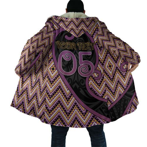 Custom Aotearoa Atua Rongomatane Cloak God Of Cultivated Foods Koru Patterns