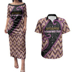 Custom Aotearoa Atua Rongomatane Couples Matching Puletasi and Hawaiian Shirt God Of Cultivated Foods Koru Patterns