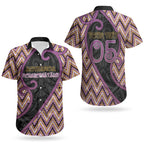 Custom Aotearoa Atua Rongomatane Couples Matching Short Sleeve Bodycon Dress and Hawaiian Shirt God Of Cultivated Foods Koru Patterns