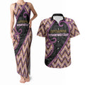 Custom Aotearoa Atua Rongomatane Couples Matching Tank Maxi Dress and Hawaiian Shirt God Of Cultivated Foods Koru Patterns