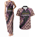 Custom Aotearoa Atua Rongomatane Couples Matching Tank Maxi Dress and Hawaiian Shirt God Of Cultivated Foods Koru Patterns