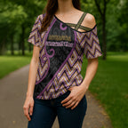Custom Aotearoa Atua Rongomatane Cross Shoulder Shirt God Of Cultivated Foods Koru Patterns