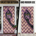 Custom Aotearoa Atua Rongomatane Door Cover God Of Cultivated Foods Koru Patterns