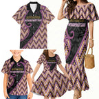 Custom Aotearoa Atua Rongomatane Family Matching Mermaid Dress and Hawaiian Shirt God Of Cultivated Foods Koru Patterns