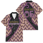 Custom Aotearoa Atua Rongomatane Family Matching Off Shoulder Maxi Dress and Hawaiian Shirt God Of Cultivated Foods Koru Patterns