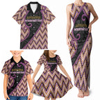 Custom Aotearoa Atua Rongomatane Family Matching Tank Maxi Dress and Hawaiian Shirt God Of Cultivated Foods Koru Patterns