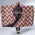 Aotearoa Atua Rongomatane Hooded Blanket God Of Cultivated Foods Koru Patterns