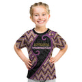 Custom Aotearoa Atua Rongomatane Kid T Shirt God Of Cultivated Foods Koru Patterns