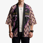 Custom Aotearoa Atua Rongomatane Kimono God Of Cultivated Foods Koru Patterns