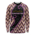 Custom Aotearoa Atua Rongomatane Long Sleeve Shirt God Of Cultivated Foods Koru Patterns