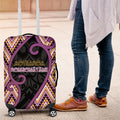 Aotearoa Atua Rongomatane Luggage Cover God Of Cultivated Foods Koru Patterns