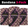 Aotearoa Atua Rongomatane Neck Gaiter God Of Cultivated Foods Koru Patterns