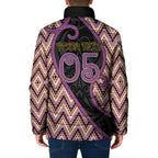 Custom Aotearoa Atua Rongomatane Padded Jacket God Of Cultivated Foods Koru Patterns