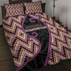 Aotearoa Atua Rongomatane Quilt Bed Set God Of Cultivated Foods Koru Patterns