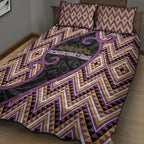 Aotearoa Atua Rongomatane Quilt Bed Set God Of Cultivated Foods Koru Patterns