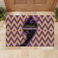 Aotearoa Atua Rongomatane Rubber Doormat God Of Cultivated Foods Koru Patterns