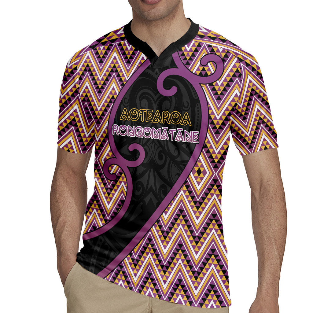 Custom Aotearoa Atua Rongomatane Rugby Jersey God Of Cultivated Foods Koru Patterns