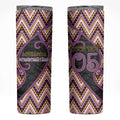 Custom Aotearoa Atua Rongomatane Skinny Tumbler God Of Cultivated Foods Koru Patterns