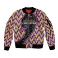 Custom Aotearoa Atua Rongomatane Sleeve Zip Bomber Jacket God Of Cultivated Foods Koru Patterns