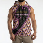 Custom Aotearoa Atua Rongomatane Sleeveless Zip Hoodie God Of Cultivated Foods Koru Patterns