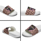 Aotearoa Atua Rongomatane Slide Sandals God Of Cultivated Foods Koru Patterns