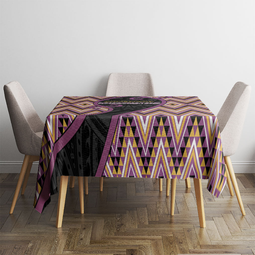 Aotearoa Atua Rongomatane Tablecloth God Of Cultivated Foods Koru Patterns