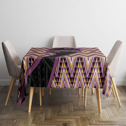 Aotearoa Atua Rongomatane Tablecloth God Of Cultivated Foods Koru Patterns