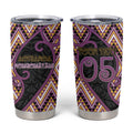 Custom Aotearoa Atua Rongomatane Tumbler Cup God Of Cultivated Foods Koru Patterns